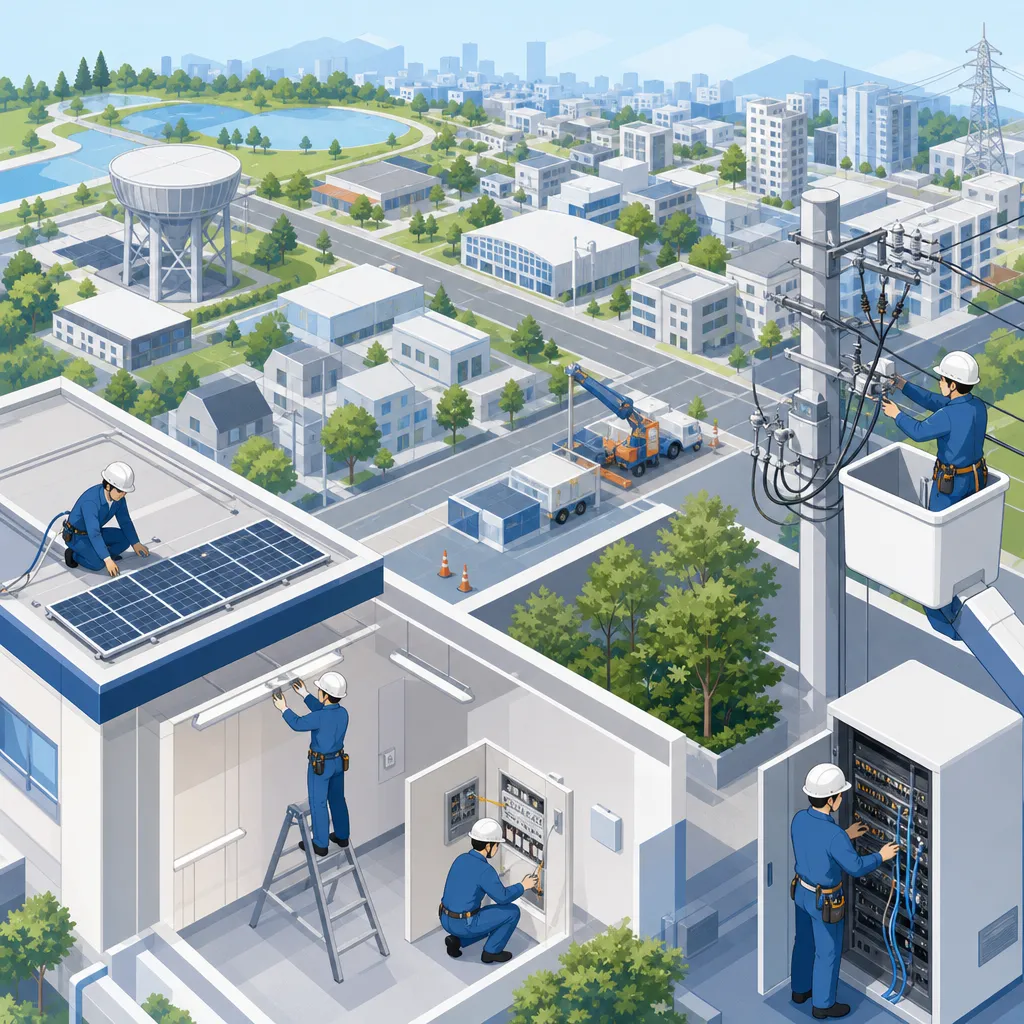 睦電気株式会社が東大和で育む電気工事の現場